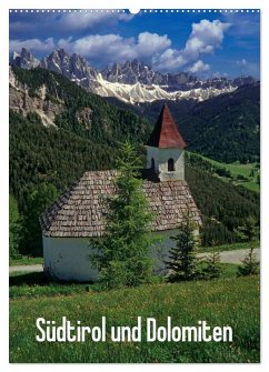 Südtirol und Dolomiten (Wandkalender 2025 DIN A2 hoch), CALVENDO Monatskalender - Calvendo;Janka, Rick