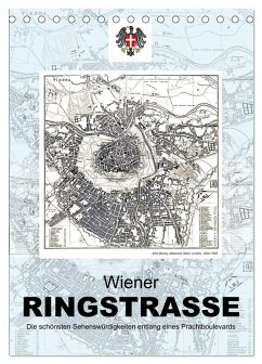 Die Wiener Ringstrasse (Tischkalender 2025 DIN A5 hoch), CALVENDO Monatskalender