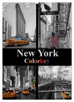 New York Colorkey (Wandkalender 2025 DIN A2 hoch), CALVENDO Monatskalender - Calvendo;Buchspies, Carina