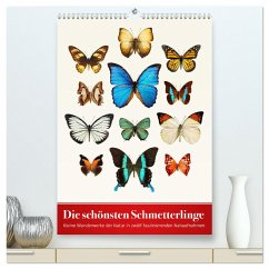 Die schönsten Schmetterlinge (hochwertiger Premium Wandkalender 2025 DIN A2 hoch), Kunstdruck in Hochglanz