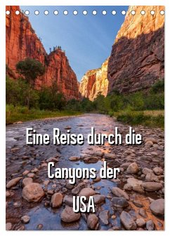 Eine Reise durch die Canyons der USA (Tischkalender 2025 DIN A5 hoch), CALVENDO Monatskalender - Calvendo;Klinder, Thomas