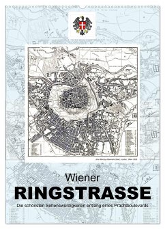 Die Wiener Ringstrasse (Wandkalender 2025 DIN A2 hoch), CALVENDO Monatskalender