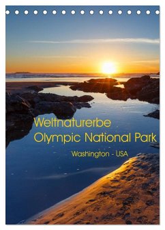 Weltnaturerbe Olympic National Park (Tischkalender 2025 DIN A5 hoch), CALVENDO Monatskalender - Calvendo;Klinder, Thomas