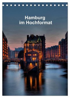 Hamburg im Hochformat (Tischkalender 2025 DIN A5 hoch), CALVENDO Monatskalender