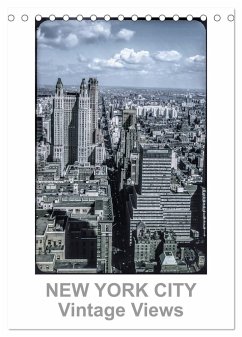 NEW YORK CITY - Vintage Views (Tischkalender 2025 DIN A5 hoch), CALVENDO Monatskalender