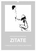 EROTISCHE BODYPAINTING ZITATE - HOMMAGE AN KLIMT, SCHIELE UND PICASSO (Wandkalender 2025 DIN A3 hoch), CALVENDO Monatskalender