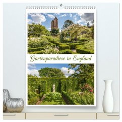 Gartenparadiese in England (hochwertiger Premium Wandkalender 2025 DIN A2 hoch), Kunstdruck in Hochglanz - Calvendo;Müringer, Christian