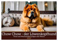 Chow Chow - der Löwenkopfhund (Wandkalender 2025 DIN A3 quer), CALVENDO Monatskalender