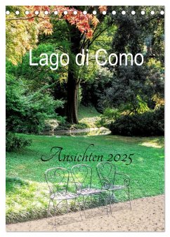 Lago di Como Ansichten 2025 (Tischkalender 2025 DIN A5 hoch), CALVENDO Monatskalender - Calvendo;Hennings, Christian