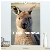 Tiere - Animals (hochwertiger Premium Wandkalender 2025 DIN A2 hoch), Kunstdruck in Hochglanz