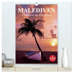 Malediven - Träumen im Paradies (hochwertiger Premium Wandkalender 2025 DIN A2 hoch), Kunstdruck in Hochglanz