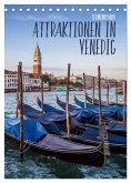 Attraktionen in Venedig / Terminplaner (Tischkalender 2025 DIN A5 hoch), CALVENDO Monatskalender