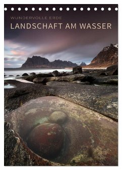 LANDSCHAFT AM WASSER (Tischkalender 2025 DIN A5 hoch), CALVENDO Monatskalender