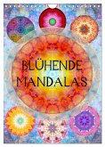 Blühende Mandalas (Wandkalender 2025 DIN A4 hoch), CALVENDO Monatskalender