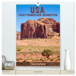 USA Facettenreicher Südwesten / Familienplaner (hochwertiger Premium Wandkalender 2025 DIN A2 hoch), Kunstdruck in Hochglanz