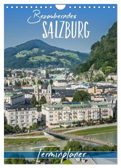 Bezauberndes SALZBURG / Terminplaner (Wandkalender 2025 DIN A4 hoch), CALVENDO Monatskalender