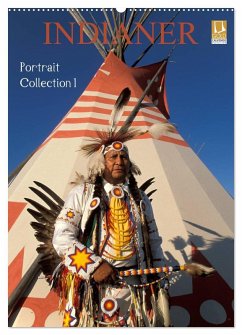 Indianer, Portrait Collection 1 (Wandkalender 2025 DIN A2 hoch), CALVENDO Monatskalender - Calvendo;Heeb, Christian