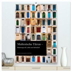 Maltesische Türen ¿ Stimmungsvoll, schön und farbenfroh (hochwertiger Premium Wandkalender 2025 DIN A2 hoch), Kunstdruck in Hochglanz - Calvendo;Mitchell, Frank