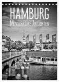 HAMBURG Monochrome Ansichten (Tischkalender 2025 DIN A5 hoch), CALVENDO Monatskalender