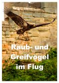 Raub- und Greifvögel im Flug (Wandkalender 2025 DIN A2 hoch), CALVENDO Monatskalender