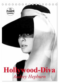 Hollywood-Diva. Audrey Hepburn (Tischkalender 2025 DIN A5 hoch), CALVENDO Monatskalender - Calvendo;Stanzer, Elisabeth