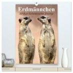 Erdmännchen - Afrikas liebenswerte Zwerge (hochwertiger Premium Wandkalender 2025 DIN A2 hoch), Kunstdruck in Hochglanz