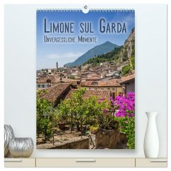 LIMONE SUL GARDA Unvergessliche Momente (hochwertiger Premium Wandkalender 2025 DIN A2 hoch), Kunstdruck in Hochglanz - Calvendo;Viola, Melanie