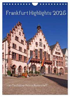 Frankfurt Highlights (Wandkalender 2025 DIN A4 hoch), CALVENDO Monatskalender - Calvendo;Bodenstaff, Petrus