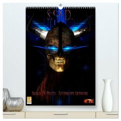 S.O.D. - Skulls Of Death Vol. I - Totenkopf Artworks (hochwertiger Premium Wandkalender 2025 DIN A2 hoch), Kunstdruck in Hochglanz