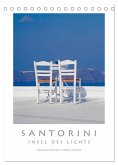 SANTORINI - INSEL DES LICHTS (Tischkalender 2025 DIN A5 hoch), CALVENDO Monatskalender