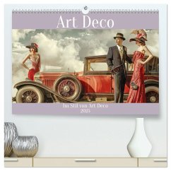 Art Deco - Im Stil von Art Deco (hochwertiger Premium Wandkalender 2025 DIN A2 quer), Kunstdruck in Hochglanz