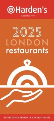 Cover Harden's London Restaurants 2025 33rd EDITION