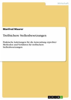 Treffsichere Stellenbesetzungen (eBook, PDF) - Maurer, Manfred