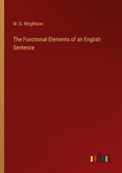 The Functional Elements of an English Sentence