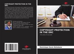 COPYRIGHT PROTECTION IN THE DRC - Nshokano, Dominique Savio