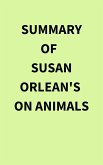 Summary of Susan Orlean's On Animals (eBook, ePUB)