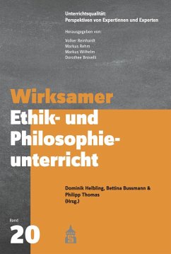 Cover Wirksamer Ethik- und Philosophieunterricht (eBook, PDF)