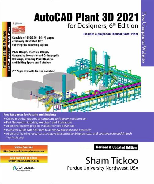 AutoCAD Plant 3D 2021 for Designers, 6th Edition (eBook, ePUB) AutoCAD Plant 3D 2021 for Designers, 6th Edition (eBook, ePUB)