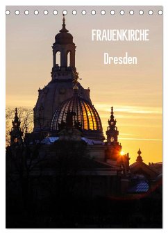 Frauenkirche Dresden (Tischkalender 2025 DIN A5 hoch), CALVENDO Monatskalender