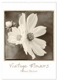 Vintage-Flowers (Wandkalender 2025 DIN A2 hoch), CALVENDO Monatskalender