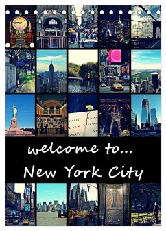 welcome to New York City (Tischkalender 2025 DIN A5 hoch), CALVENDO Monatskalender