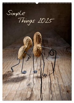 Simple Things 2025 (Wandkalender 2025 DIN A2 hoch), CALVENDO Monatskalender - Calvendo;Schwarz, Nailia
