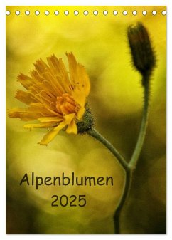Alpenblumen 2025 (Tischkalender 2025 DIN A5 hoch), CALVENDO Monatskalender
