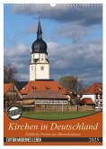 Kirchen in Deutschland - Göttliche Perlen aus Menschenhand (Wandkalender 2025 DIN A3 hoch), CALVENDO Monatskalender