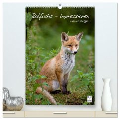 Rotfuchs - Impressionen (hochwertiger Premium Wandkalender 2025 DIN A2 hoch), Kunstdruck in Hochglanz