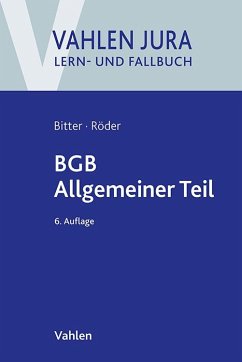 BGB Allgemeiner Teil - Bitter, Georg;Röder, Sebastian