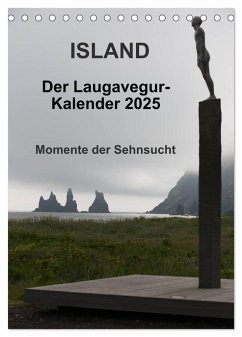 Island - Der Laugavegur-Kalender 2025 (Tischkalender 2025 DIN A5 hoch), CALVENDO Monatskalender