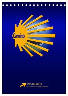 Camino del Norte (Tischkalender 2025 DIN A5 hoch), CALVENDO Monatskalender