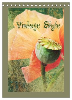 Vintage Style (Tischkalender 2025 DIN A5 hoch), CALVENDO Monatskalender - Calvendo;Hultsch, Heike