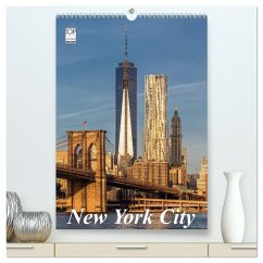 New York City (hochwertiger Premium Wandkalender 2025 DIN A2 hoch), Kunstdruck in Hochglanz
